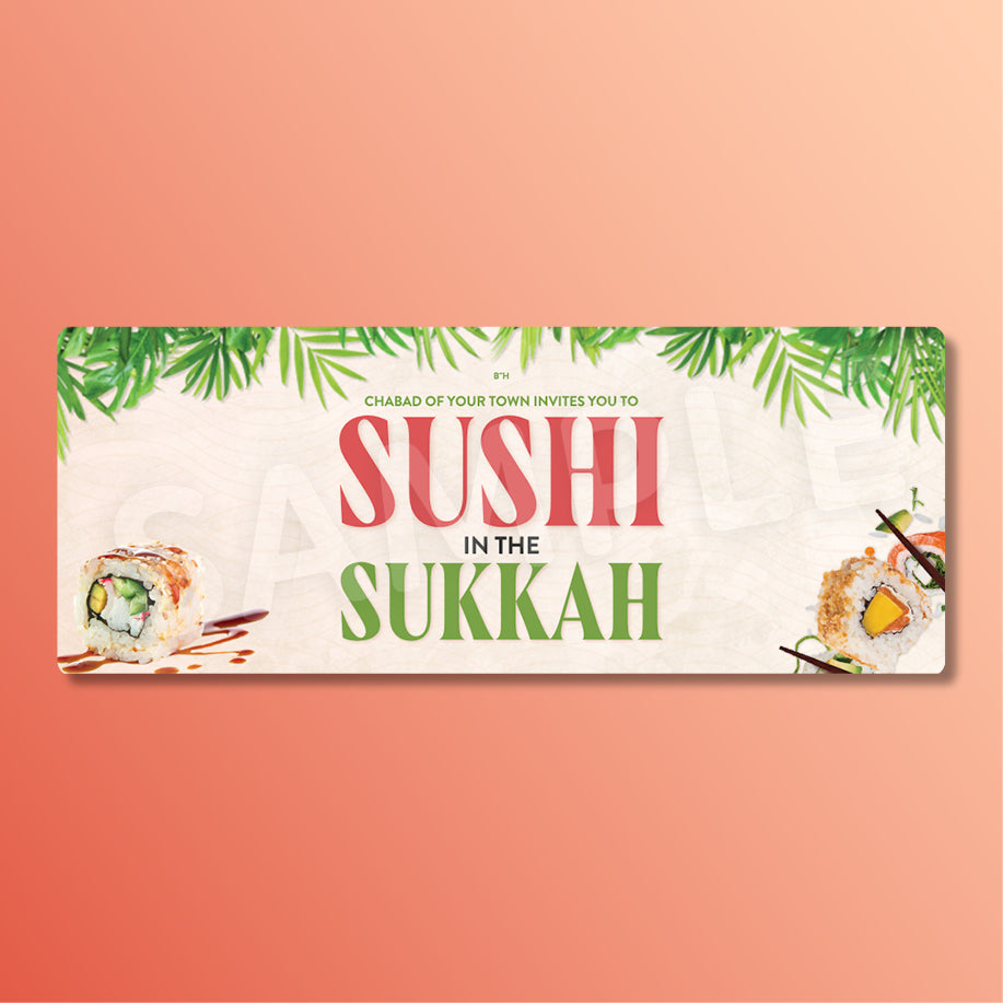 Customizable Sushi in the Sukkah Design