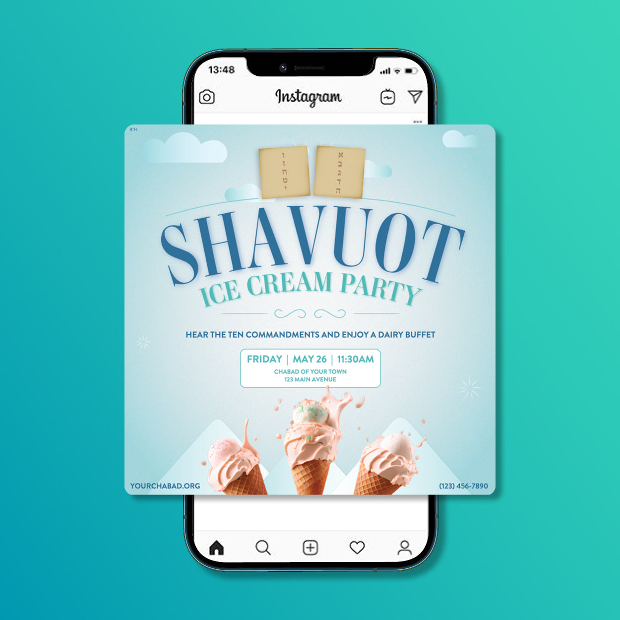 Shavuot #2 - Shavuot Party - Social Media