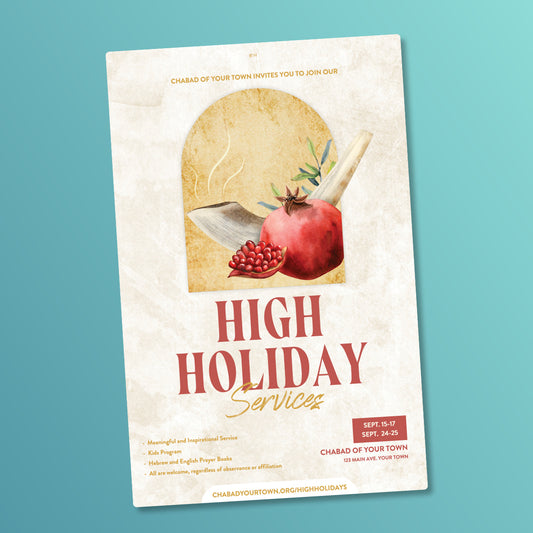 Customizable High Holiday Services Design