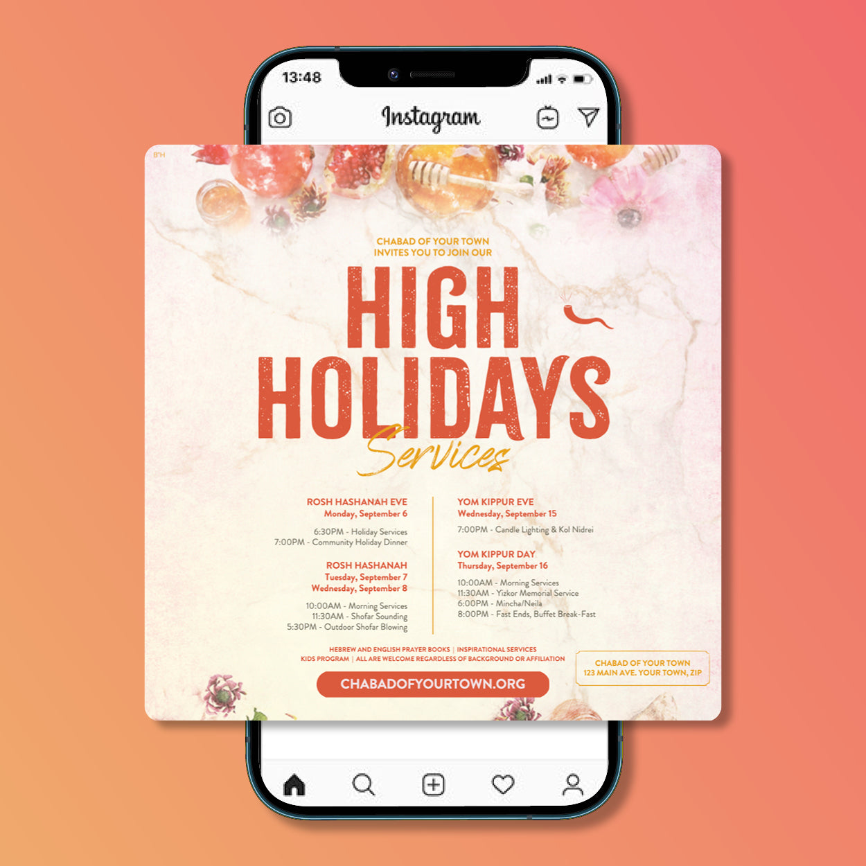 High Holiday Community Services Design