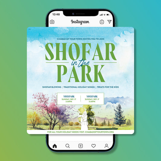 Shofar in the Park Customizable Design