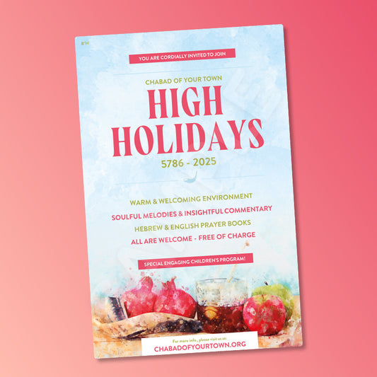 Customizable Rosh Hashanah Services Design