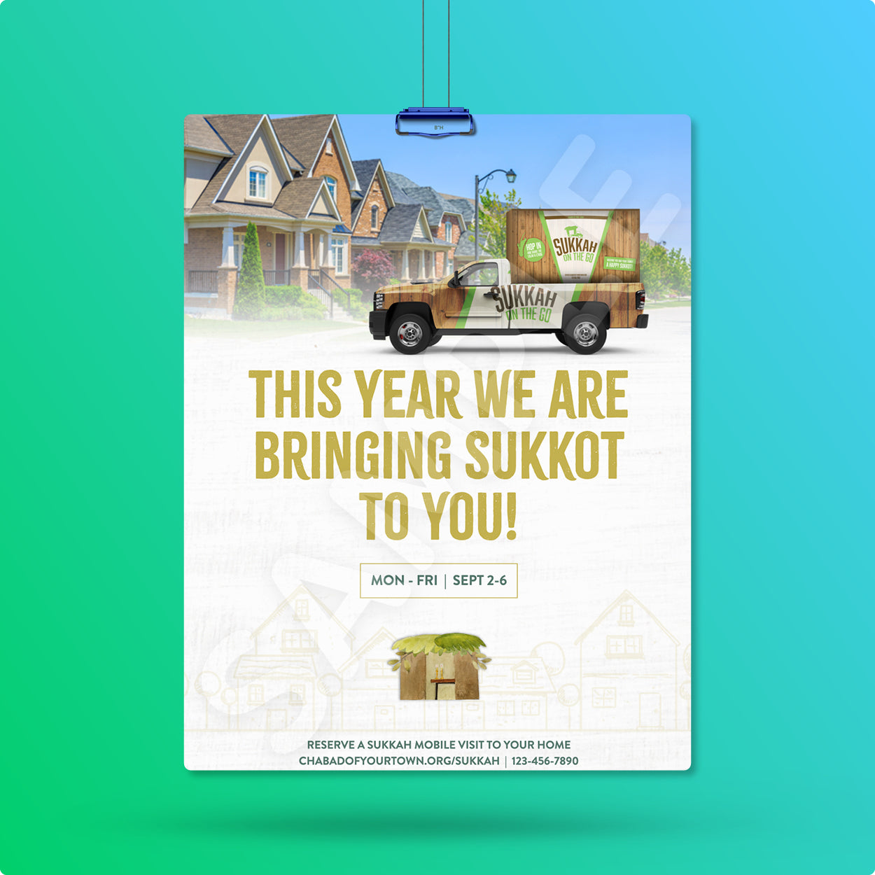 Customizable Sukkah Mobile Design