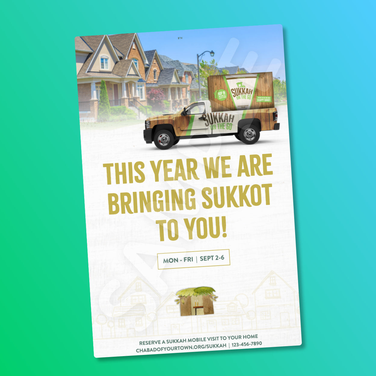 Customizable Sukkah Mobile Design