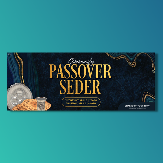 Pesach #5 - Community Seder - Website Banner