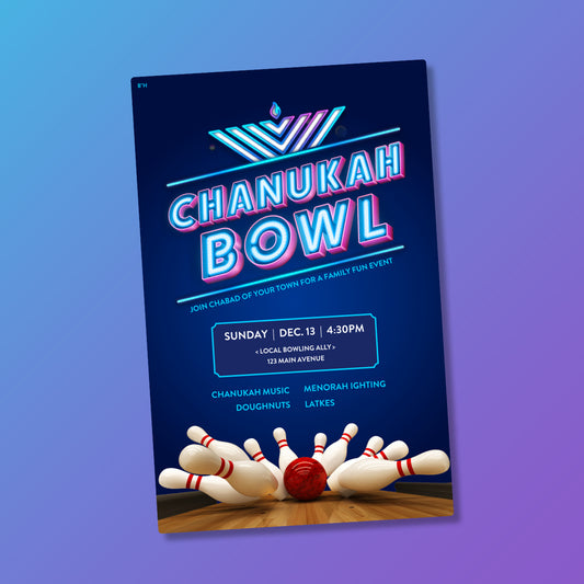 Chanukah #9 - Chanukah Bowl - Postcard
