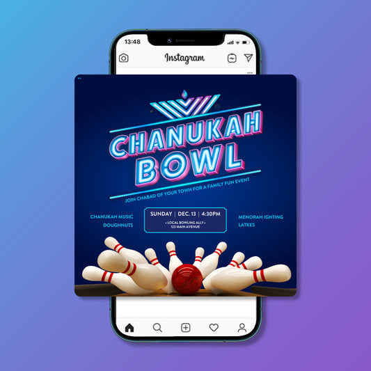 Chanukah #9 - Chanukah Bowl - Social Media