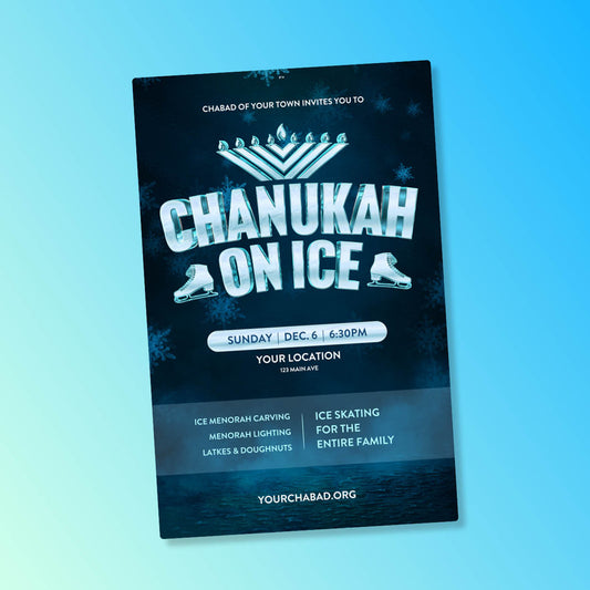 Chanukah #11 - Chanukah On Ice - Postcard