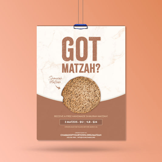 Customizable Got Matzah Design
