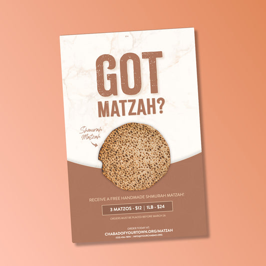 Customizable Got Matzah Design