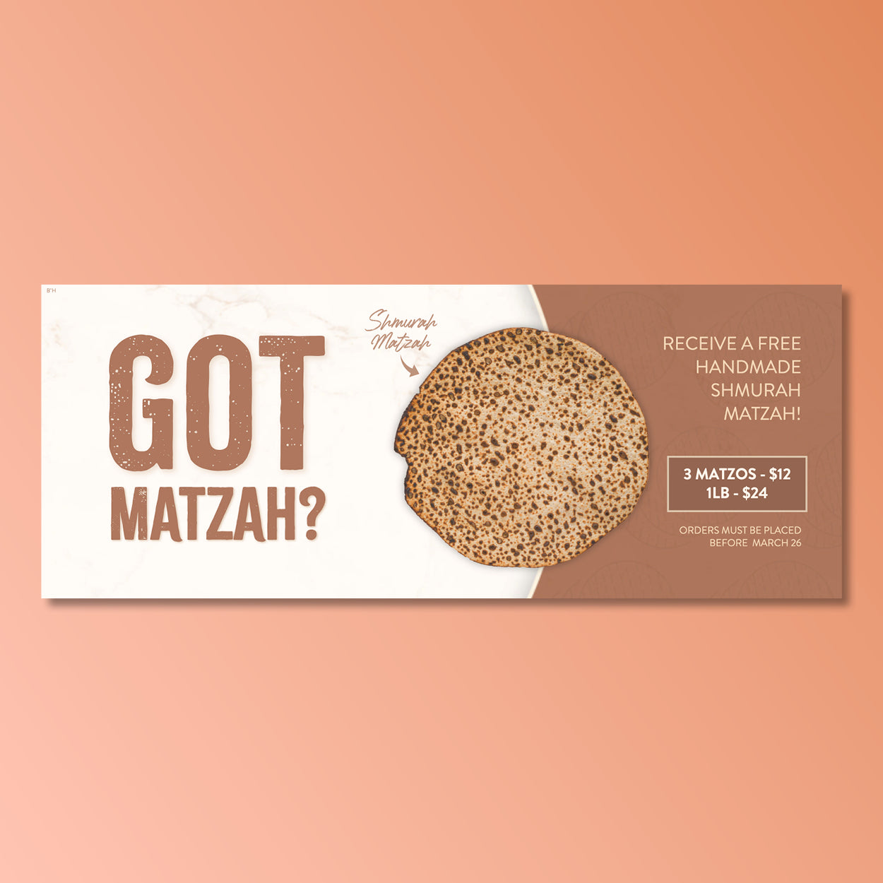 Customizable Got Matzah Design