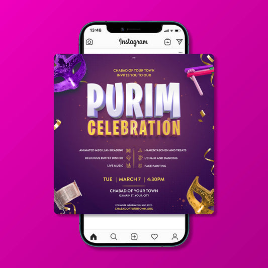 Purim #3 - Purim Celebration - Social Media