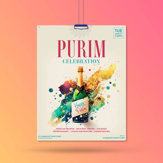 Purim #6 - Purim Celebration - Flyer