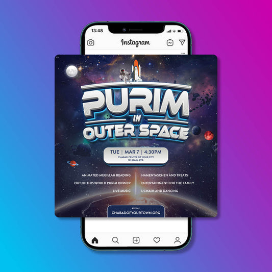 Purim #7 - Purim in Outer Space - Social Media