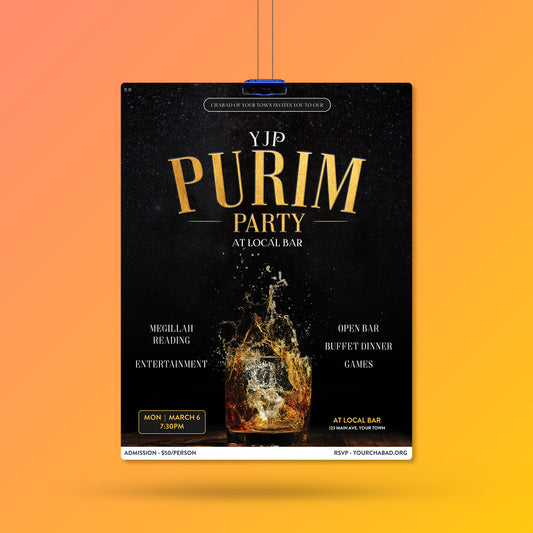 Purim #8 - YJP Purim - Flyer