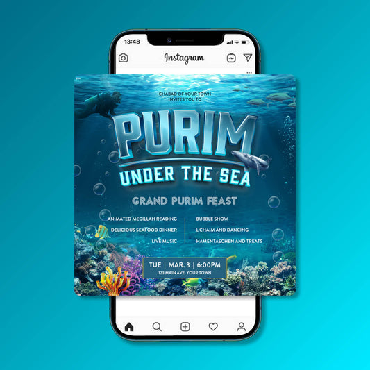 Purim #4 - Purim Under the Sea - Social Media